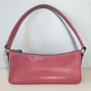 Kate Spade Pink Leather Baguette Bag